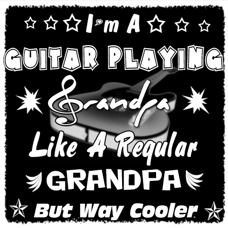 Guitar playing grandpa